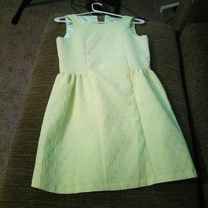 Lime green dress